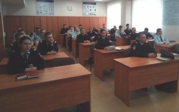 Председатель Общественного совета при УВД по ЮАО Харис Ильясов посетил Центр служебной и боевой подготовки УВД