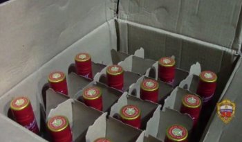 Сотрудники УВД по ЮАО изъяли из оборота более 4 тысяч бутылок немаркированной алкогольной продукции